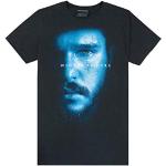 Schwarze Game of Thrones Jon Schnee T-Shirts für Herren Größe L für den für den Winter 