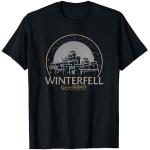 Schwarze Game of Thrones Der Eiserne Thron T-Shirts für Herren Größe S für den für den Winter 