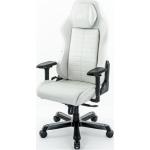 Weiße DXRacer Gaming Stühle & Gaming Chairs aus Kunstleder höhenverstellbar Breite 50-100cm, Höhe 100-150cm, Tiefe 50-100cm 