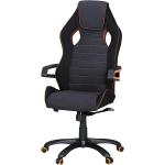 Schwarze Furnitive Gaming Stühle & Gaming Chairs aus Textil Breite 50-100cm, Höhe 100-150cm, Tiefe 50-100cm 