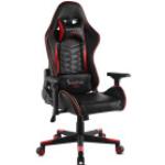 Schwarze Moderne Gaming Stühle & Gaming Chairs mit verstellbarer Rückenlehne 