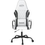 Schwarze Gaming Stühle & Gaming Chairs aus Leder mit Massagefunktion Breite 0-50cm, Höhe 100-150cm, Tiefe 0-50cm 
