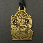 Ganesha Anhänger aus Leder 