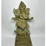 Ganesha Figuren mit Maus-Motiv aus Bronze 