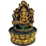 Reduzierte Goldene Asiatische Zimmerbrunnen Feng Shui aus Kunststein 