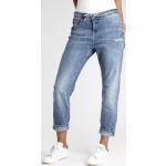 Hellblaue Gang Amelie Relaxed Fit Jeans mit Reißverschluss für Damen 