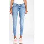 Dunkelblaue Super Skinny Gang Faye 5-Pocket Jeans aus Denim für Damen 