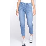 Blaue Vintage Gang Mom-Jeans aus Denim für Damen Größe XS 