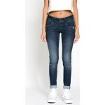 Dunkelblaue Gang Stretch-Jeans aus Denim für Damen Größe XXL 