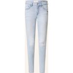 Blaue Gang Skinny Jeans aus Baumwolle für Damen Größe M 