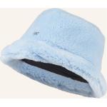 Hellblaue Ganni Nachhaltige Fischerhüte aus Baumwolle für Damen Größe XS 