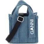 Reduzierte Blaue Ganni Nachhaltige Mini Handtaschen für Damen mini 