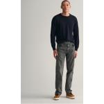 Schwarze Bestickte Vintage Gant Jeans mit Stickerei aus Baumwollmischung für Herren Weite 32, Länge 36 