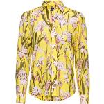 Reduzierte Gelbe Blumenmuster Gant Festliche Blusen aus Seide für Damen Größe XS für den für den Sommer 