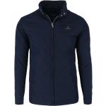 Marineblaue Unifarbene Casual Gant Winterjacken aus Polyester maschinenwaschbar für Herren Größe XS 