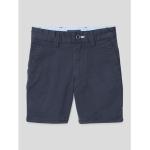 Reduzierte Marineblaue Unifarbene Gant Chino Shorts für Kinder mit Reißverschluss aus Baumwolle Größe 122 