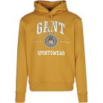 Orange Casual Gant Shield Herrensweatshirts mit Kapuze Größe L 