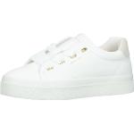 Reduzierte Weiße Gant Low Sneaker aus Leder für Damen Größe 42 