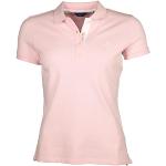 Pinke Kurzärmelige Gant Pique Kurzarm-Poloshirts für Damen Größe XXL 