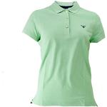 Reduzierte Grüne Kurzärmelige Gant Rugger Kurzarm-Poloshirts für Damen Größe XL 