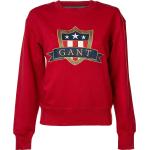 Rote Casual Gant Shield Damensweatshirts aus Baumwollmischung Größe S 