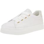 Reduzierte Weiße Gant Footwear Low Sneaker aus Leder für Damen Größe 41 
