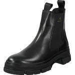 Reduzierte Schwarze Gant Footwear Nachhaltige Chelsea-Boots aus Leder für Damen Größe 40 
