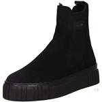 Schwarze Gant Footwear Chelsea-Boots aus Veloursleder für Damen Größe 39 