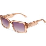 Pinke Gant Rechteckige Kunststoffsonnenbrillen für Damen 