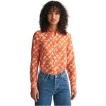 Reduzierte Orange Gant Festliche Blusen aus Seide für Damen Größe S 