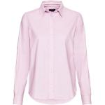 Reduzierte Rosa Unifarbene Langärmelige Gant Oxford Hemdblusen aus Baumwolle für Damen Größe XS 