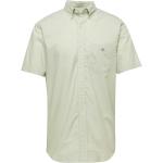 Pastellgrüne Unifarbene Regular Fit Hemden für Herren Größe XL 