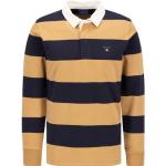 Gant Herren Polo-Shirt, Baumwoll-Jersey, karamell-navy gestreift braun