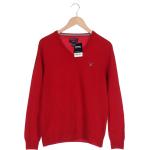 Reduzierte Rote Gant Kaschmir-Pullover aus Wolle für Herren Übergrößen 
