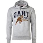 Graue Casual Gant Herrensweatshirts aus Baumwollmischung Größe 4 XL 
