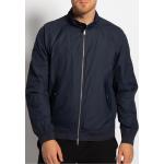 Reduzierte Blaue Unifarbene Gant Stehkragen Harrington-Jacken mit Reißverschluss aus Polyamid für Herren Größe 4 XL für den für den Herbst 