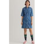 Blaue Gant Mini Minikleider & kurze Kleider aus Denim für Damen Größe XS - versandkostenfrei 