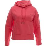 Rote Unifarbene Gant Bio Damenhoodies & Damenkapuzenpullover aus Baumwolle mit Kapuze Größe XXL 