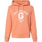 Orange Sportliche Gant Damenhoodies & Damenkapuzenpullover aus Baumwolle mit Kapuze Größe XS 