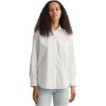 Weiße Gant Shirts mit Tasche aus Baumwolle für Damen Größe S 