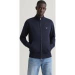 Blaue Sportliche Gant Herrencardigans & Herrenstrickjacken mit Reißverschluss aus Jersey Größe 5 XL 