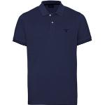 Reduzierte Blaue Sportliche Halblangärmelige Gant Herrenpoloshirts & Herrenpolohemden aus Baumwolle Größe 3 XL 