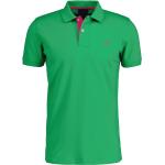 Grüne Kurzärmelige Gant Rugbyshirts für Herren Größe L 