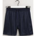 Blaue Gant Satin-Shorts aus Satin für Damen Größe S 
