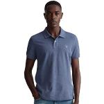Reduzierte Blaue Melierte Gant Shield Herrenpoloshirts & Herrenpolohemden Größe 5 XL 