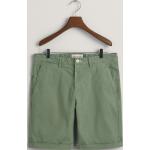 Grüne Gant Sunfaded Chino-Shorts für Herren für den für den Sommer 
