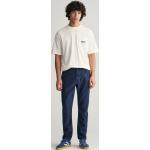 Bestickte Gant Jeans mit Stickerei mit Reißverschluss aus Baumwolle für Herren Weite 36, Länge 32 