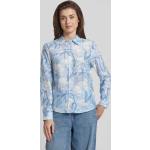 Hellblaue Langärmelige Gant Hemdblusen aus Baumwollmischung für Damen Größe S 