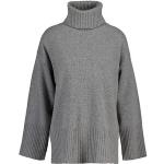 Graue Gant Rollkragen Kaschmir-Pullover aus Wolle für Damen Größe XXL 