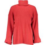 Reduzierte Rote Gant Rollkragen Damenlongpullover & Damenlongpullis aus Wolle Größe S 